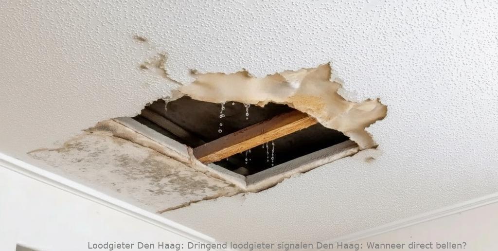 Dringend Loodgieter Signalen Den Haag